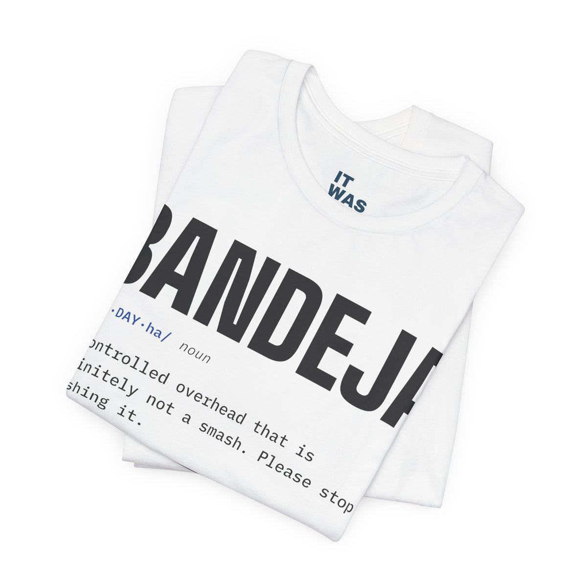 Bandeja — Padel Dictionary T-Shirt | Funny Gift for Padel Players