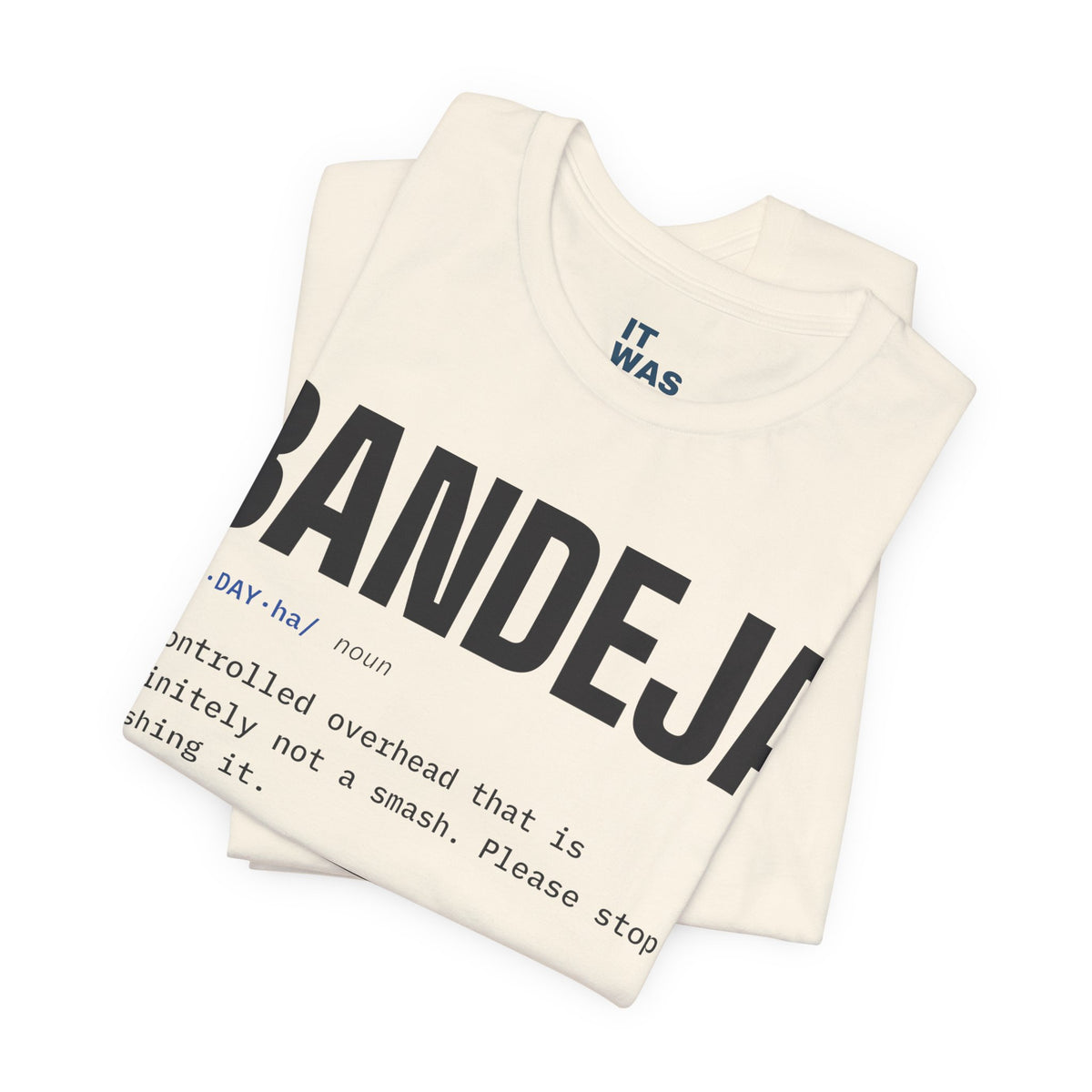Bandeja — Padel Dictionary T-Shirt | Funny Gift for Padel Players