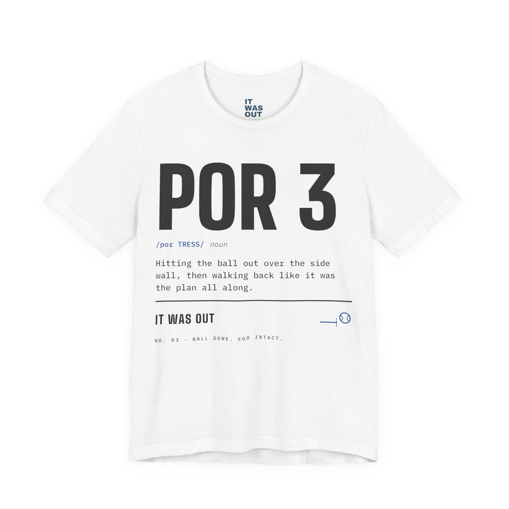It Was Out Por 3 Padel T-Shirt – Ball Gone. Ego Intact.