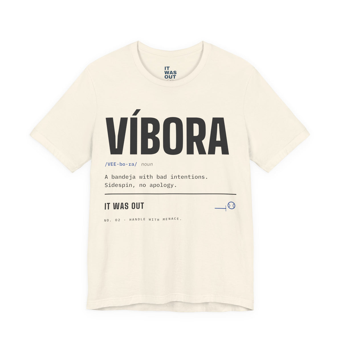 Víbora — Padel Dictionary T-Shirt | Funny Gift for Padel Players