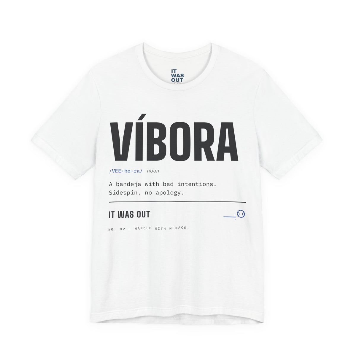 Víbora — Padel Dictionary T-Shirt | Funny Gift for Padel Players