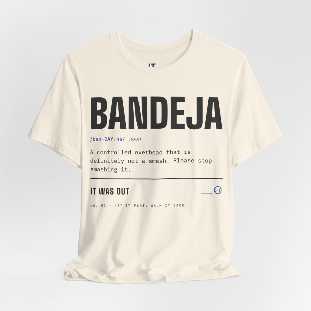 Bandeja — Padel Dictionary T-Shirt | Funny Gift for Padel Players