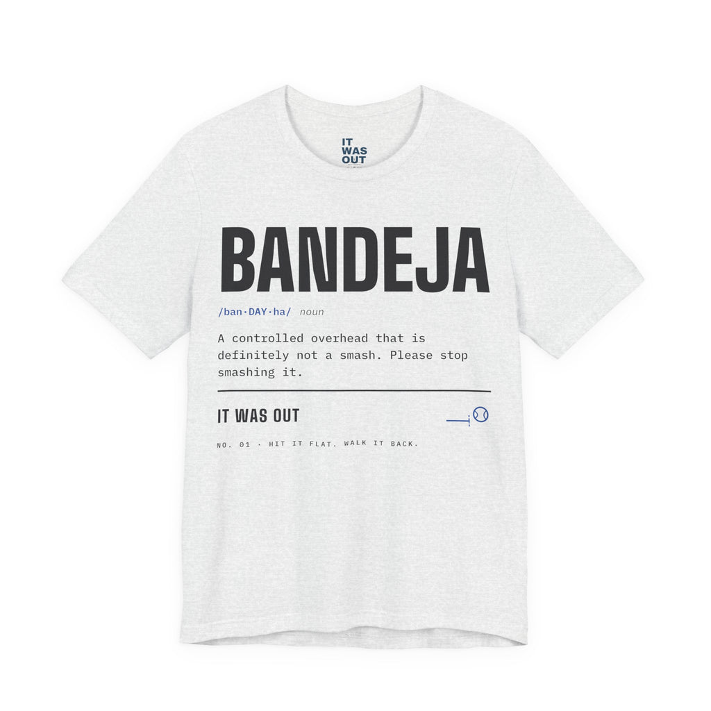 Bandeja — Padel Dictionary T-Shirt | Funny Gift for Padel Players