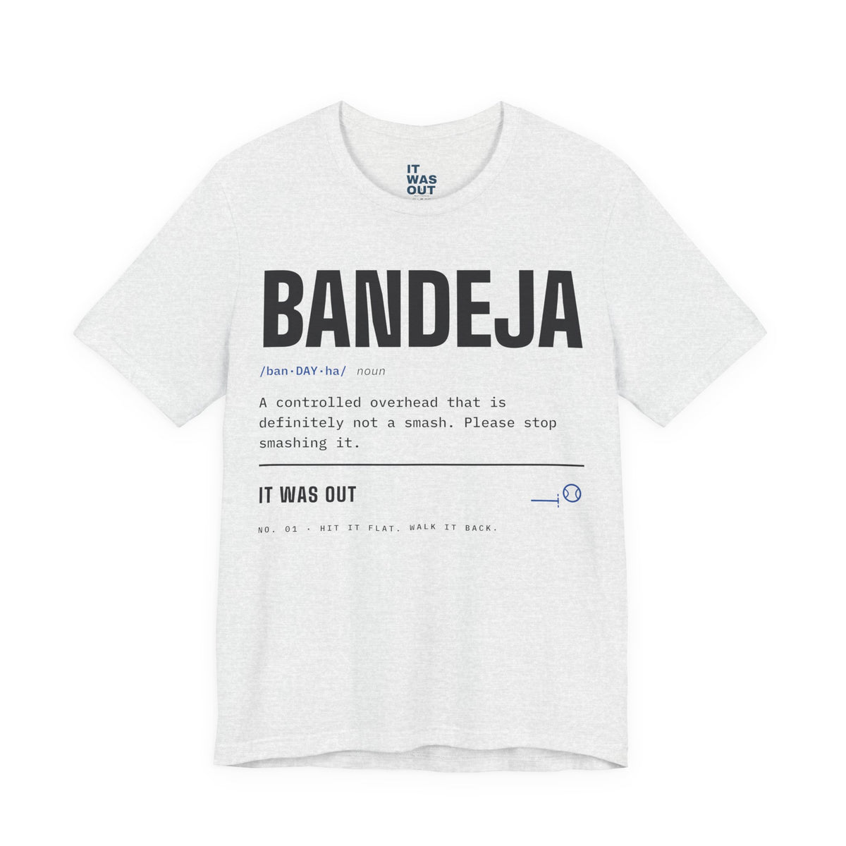 Bandeja — Padel Dictionary T-Shirt | Funny Gift for Padel Players