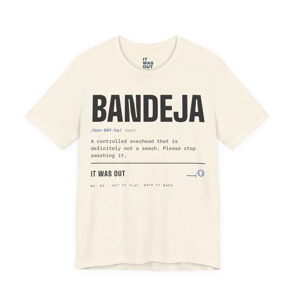 Bandeja — Padel Dictionary T-Shirt | Funny Gift for Padel Players