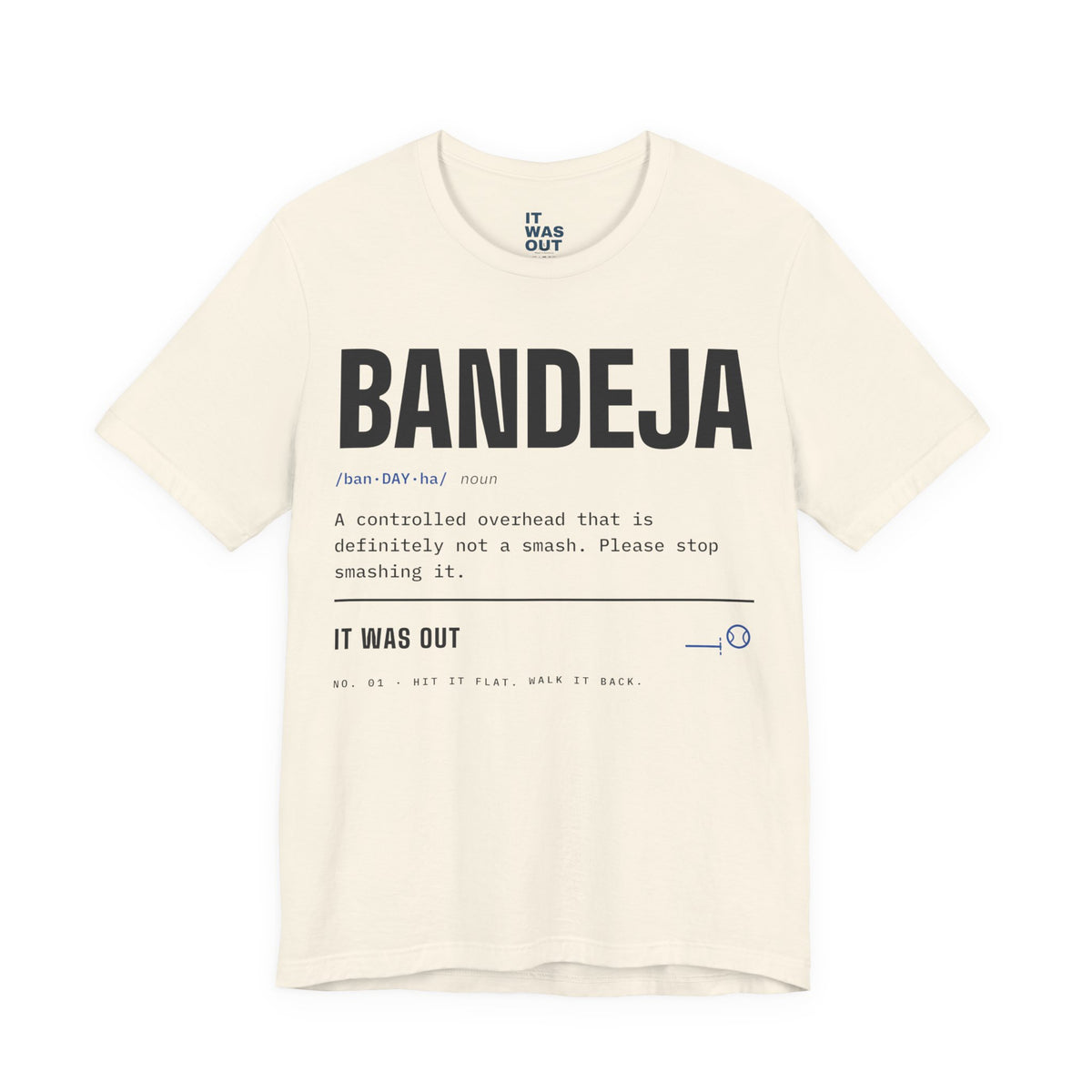 Bandeja — Padel Dictionary T-Shirt | Funny Gift for Padel Players