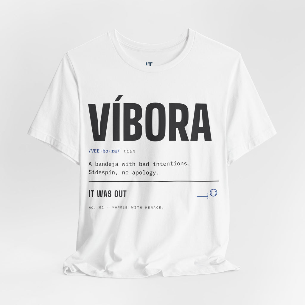 Víbora — Padel Dictionary T-Shirt | Funny Gift for Padel Players