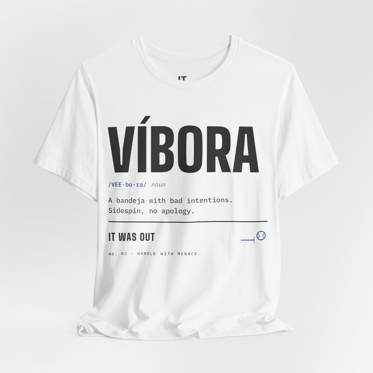 Víbora — Padel Dictionary T-Shirt | Funny Gift for Padel Players