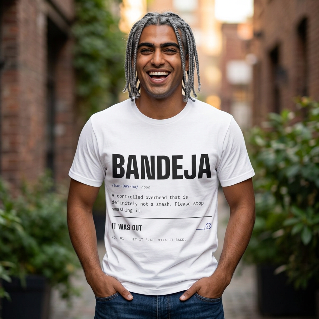Bandeja — Padel Dictionary T-Shirt | Funny Gift for Padel Players