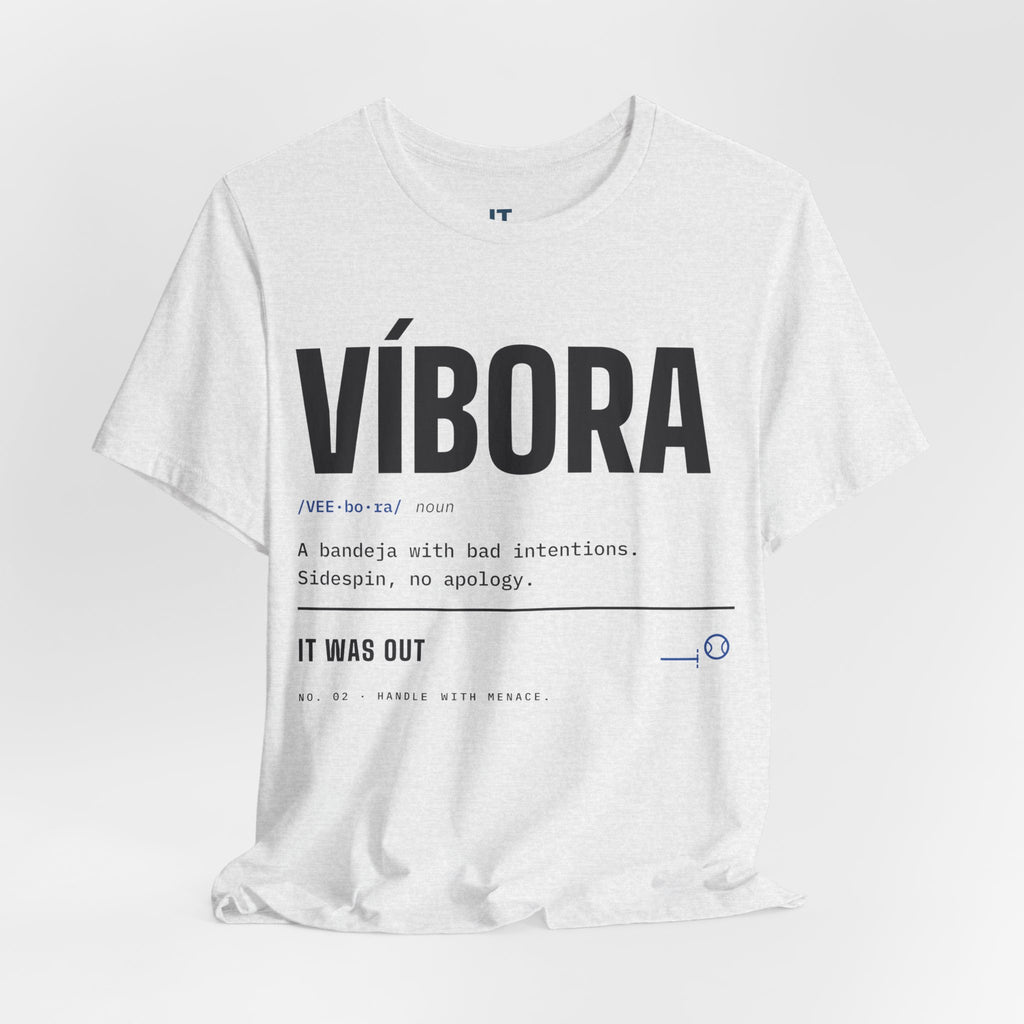 Víbora — Padel Dictionary T-Shirt | Funny Gift for Padel Players