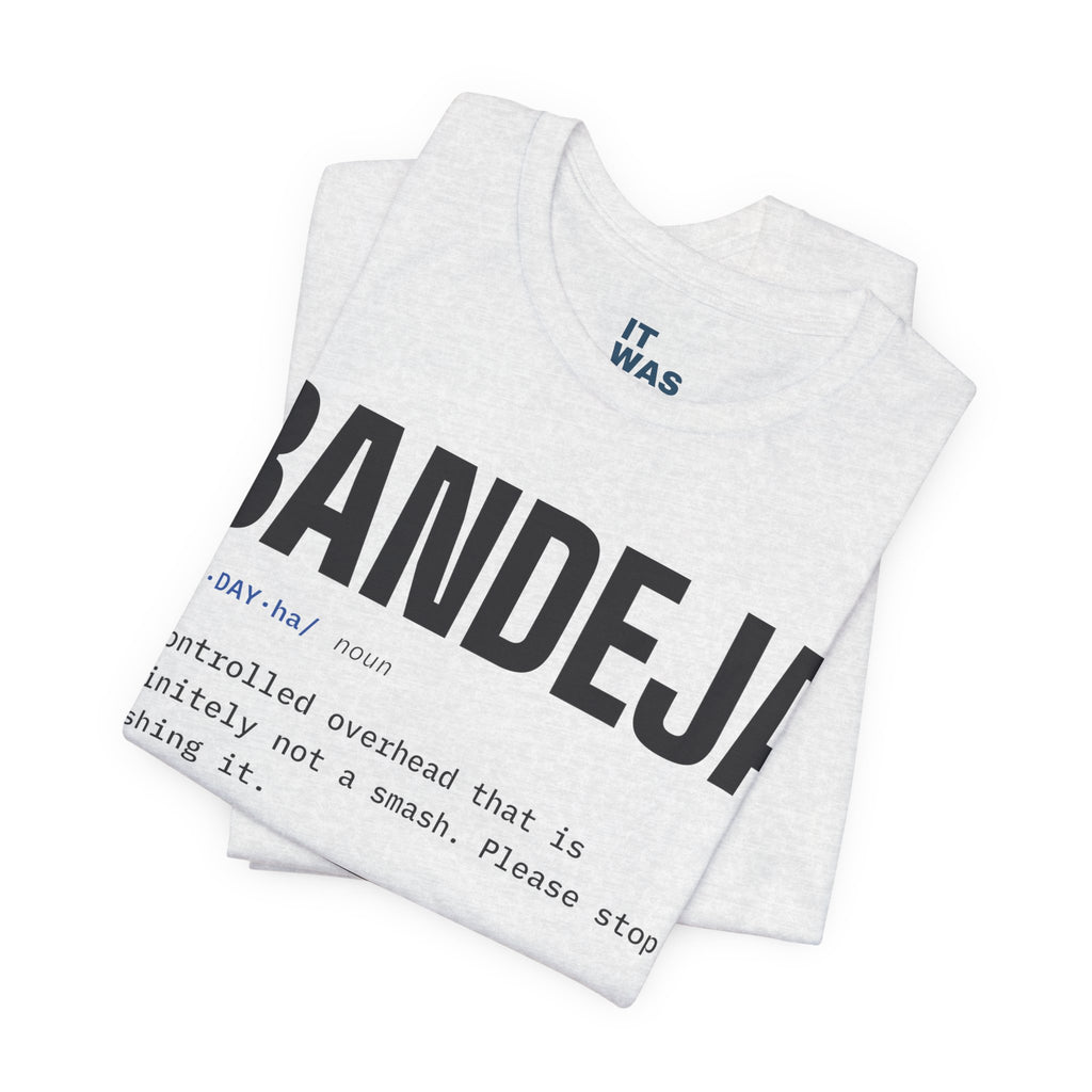 Bandeja — Padel Dictionary T-Shirt | Funny Gift for Padel Players
