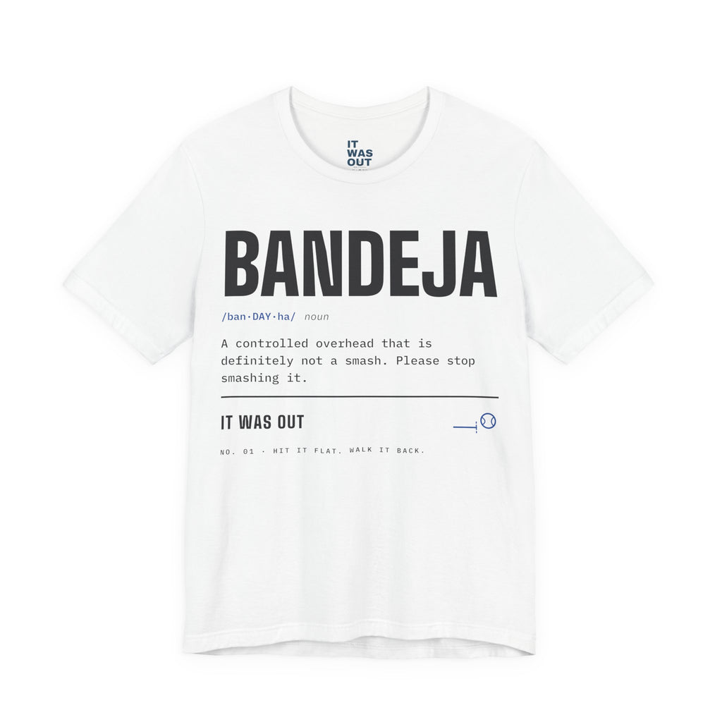 Bandeja — Padel Dictionary T-Shirt | Funny Gift for Padel Players