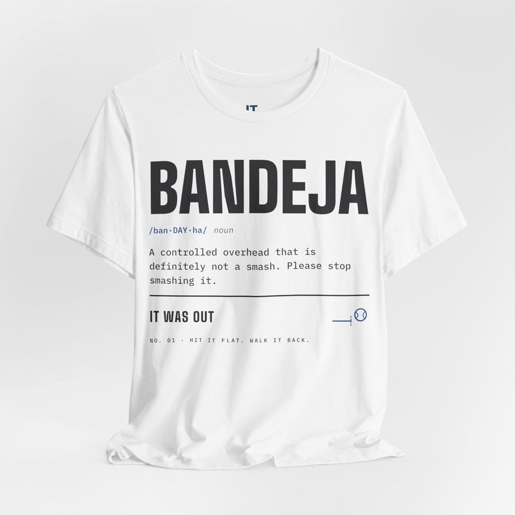 Bandeja — Padel Dictionary T-Shirt | Funny Gift for Padel Players