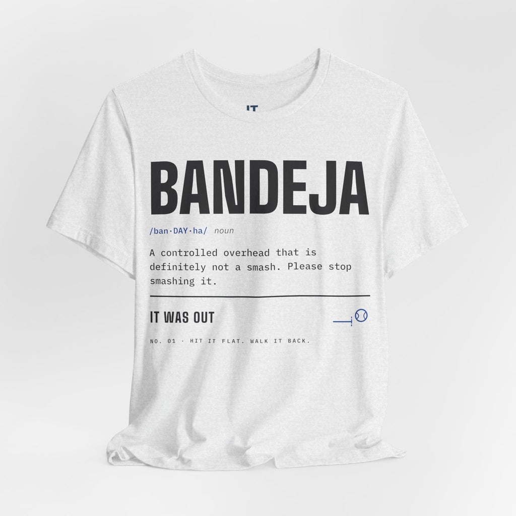 Bandeja — Padel Dictionary T-Shirt | Funny Gift for Padel Players
